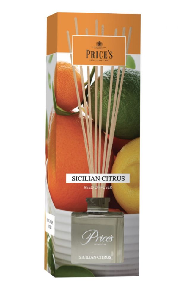 Prices Candles - Reed Diffuser Sicilian Citrus - 100ml - Raumduft
