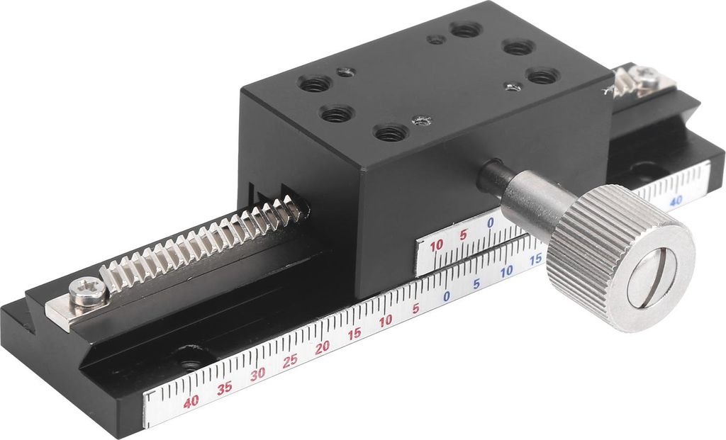 X-Achsen-Lineartisch, dünn, hochpräzise, manuelle Plattform, Schiebetisch, Aluminiumlegierung XLWG100