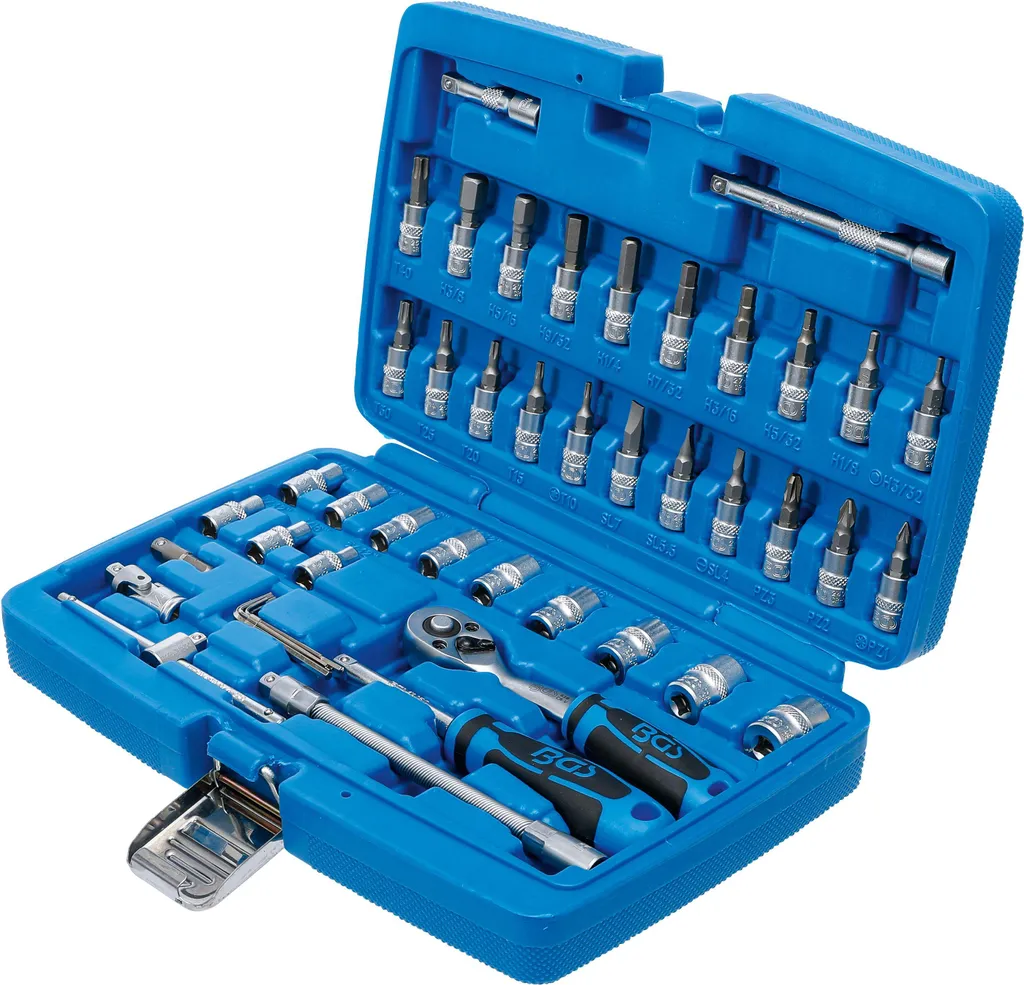 Jeu de Clés à Douilles en Pouces BGS 2141 - Kit Complet 46 Pièces