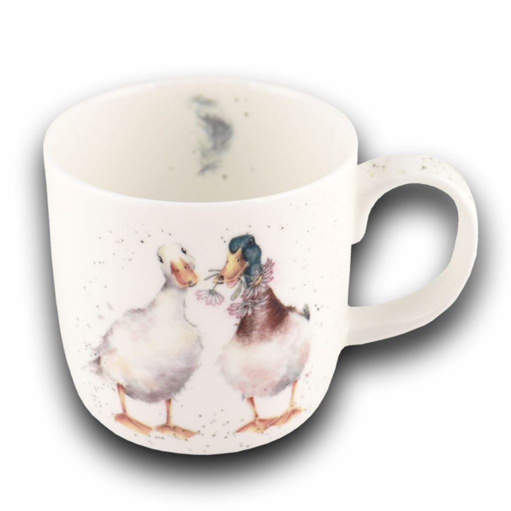 Wrendale Designs Porzellan-Becher Verliebte Enten | ca 310ml