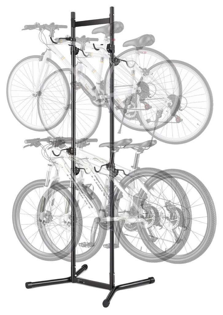Support vélo VEVOR, porte-vélos vertical pour 4 vélos, Image du produit 
