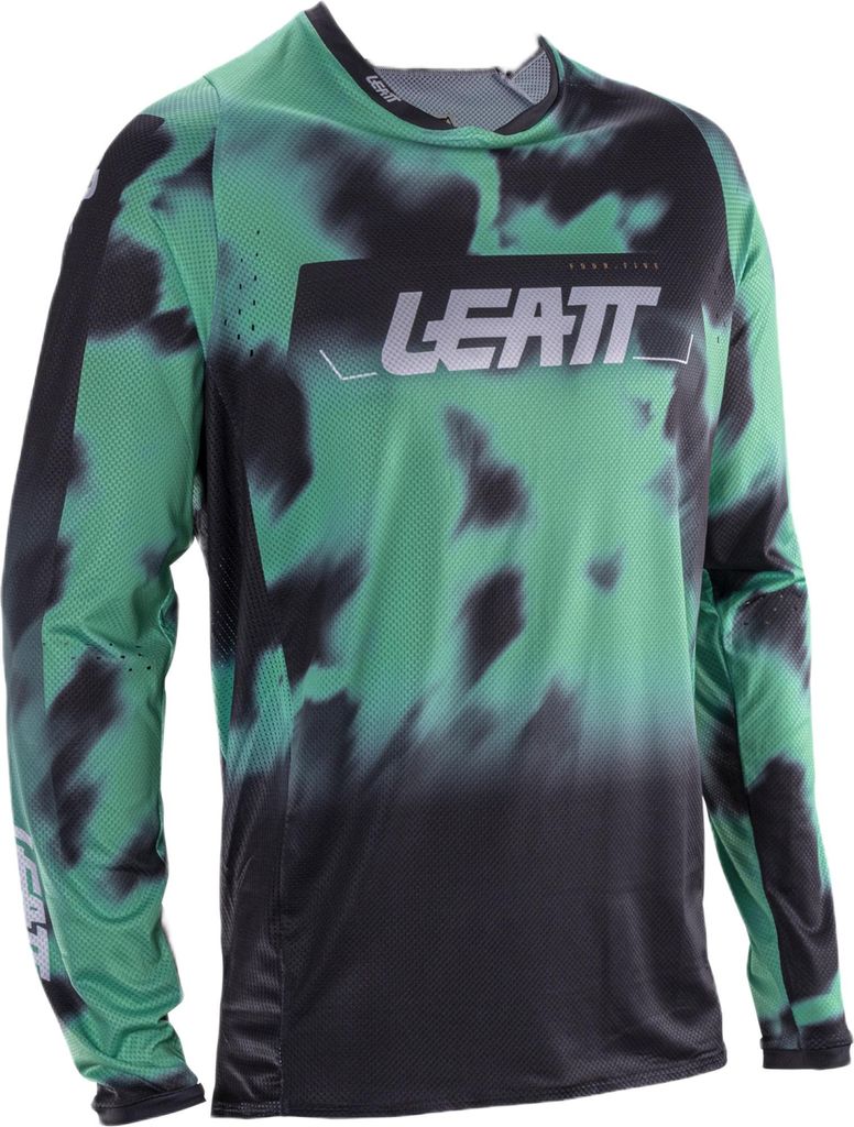 Leatt Moto 4.5 Lite V26 Motocross Jersey, schwarz/türkis, M