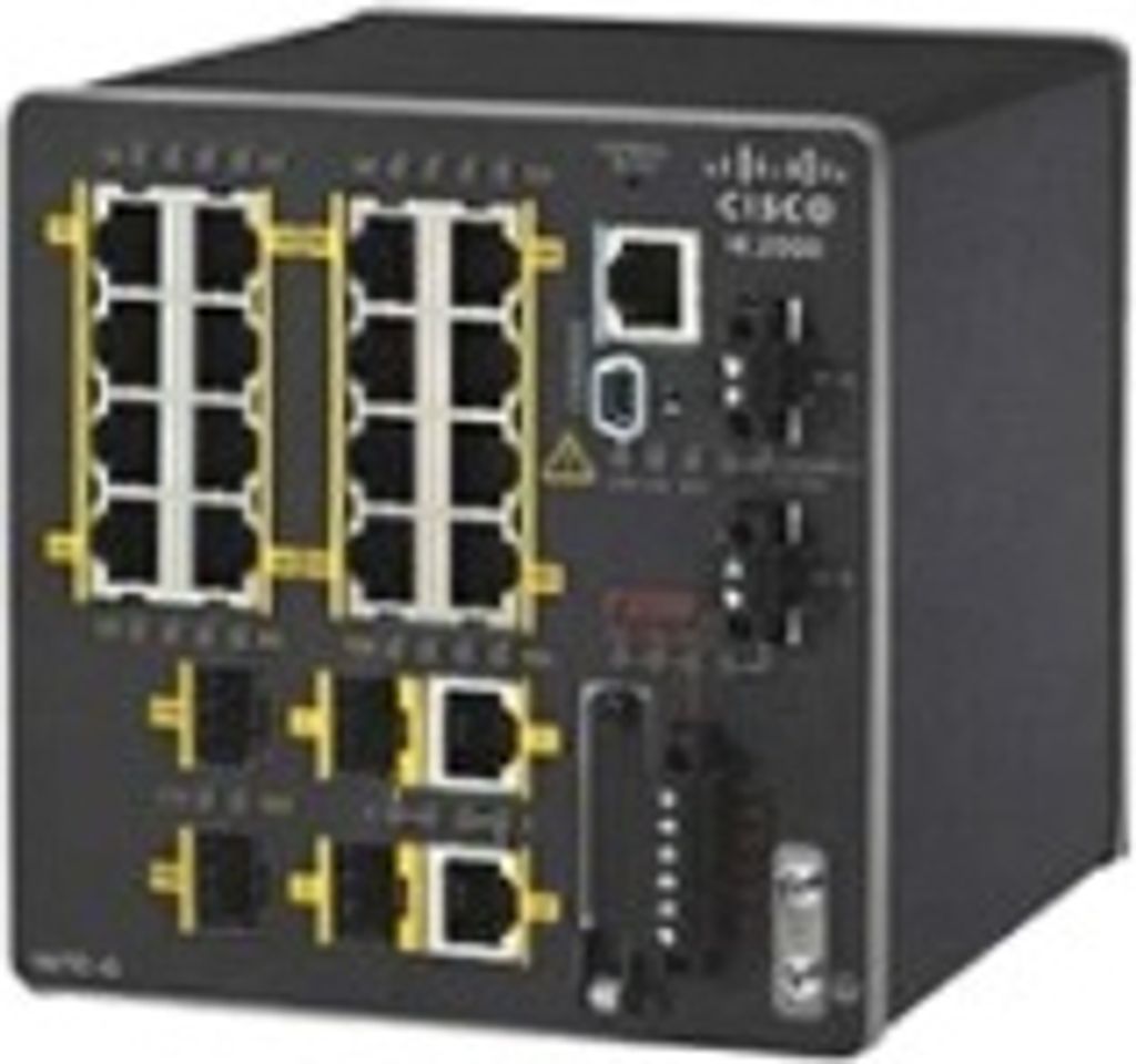 Cisco IE-2000-16TC-G-E, Zarządzany, Fast Ethernet (10/100), Zdjęcie produktu 