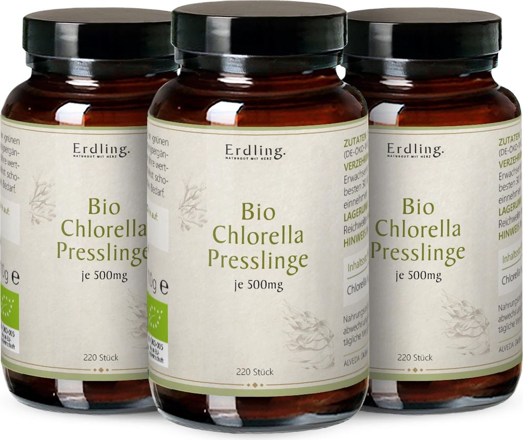 Erdling Chlorella Presslinge