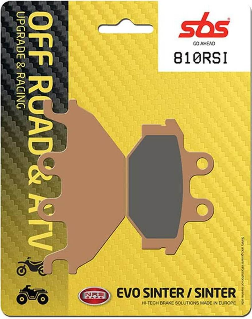 Bremsbelag SBS 810RSI (Satz pro Scheibe) Offroad Racing Sinter
