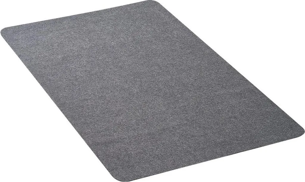 Tapis de Bureau Antidérapant 140x90 cm en Polyester pour Fauteuil de Travail