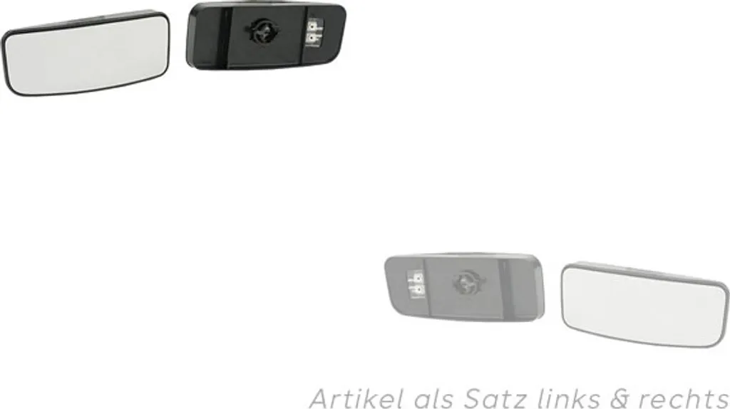 Vitre de rétroviseur Mercedes Sprinter - Set de rechange Bas G/D Johns