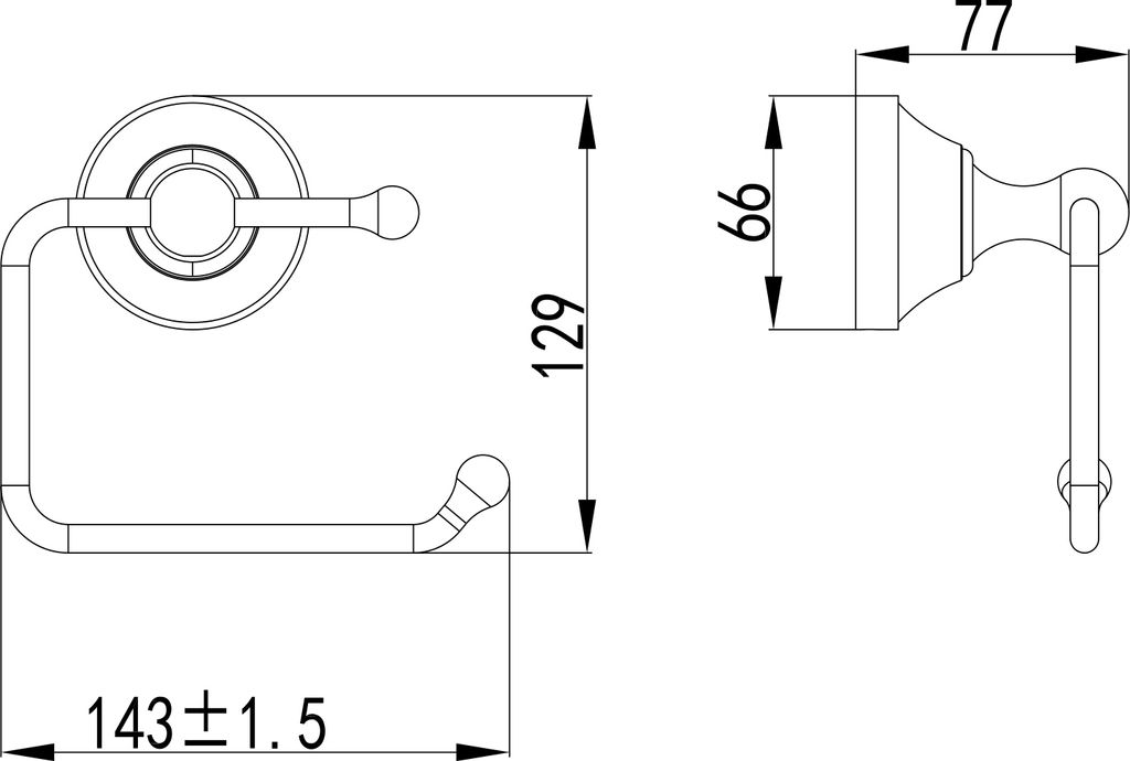 PaulGurkes Bronze Nostalgie Retro WC-Papierhalter Retro Toilettenpapierhalter
