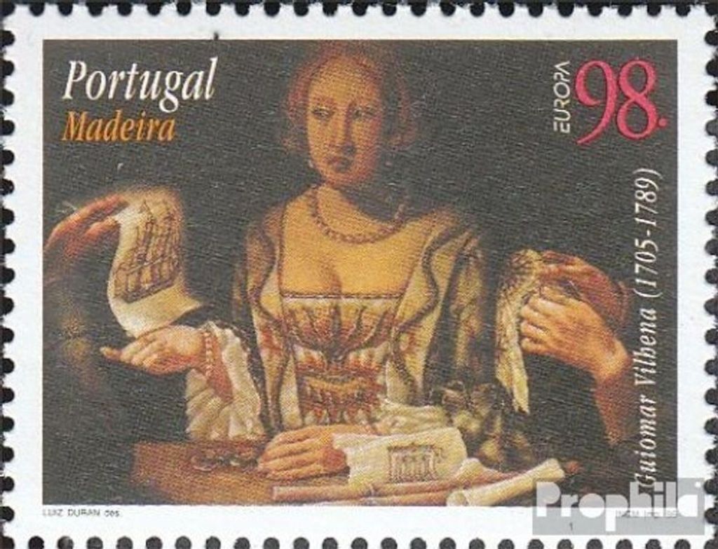 Briefmarken Portugal - Madeira 1996 Mi 182A (kompl.Ausg.) postfrisch Berühmte Frauen