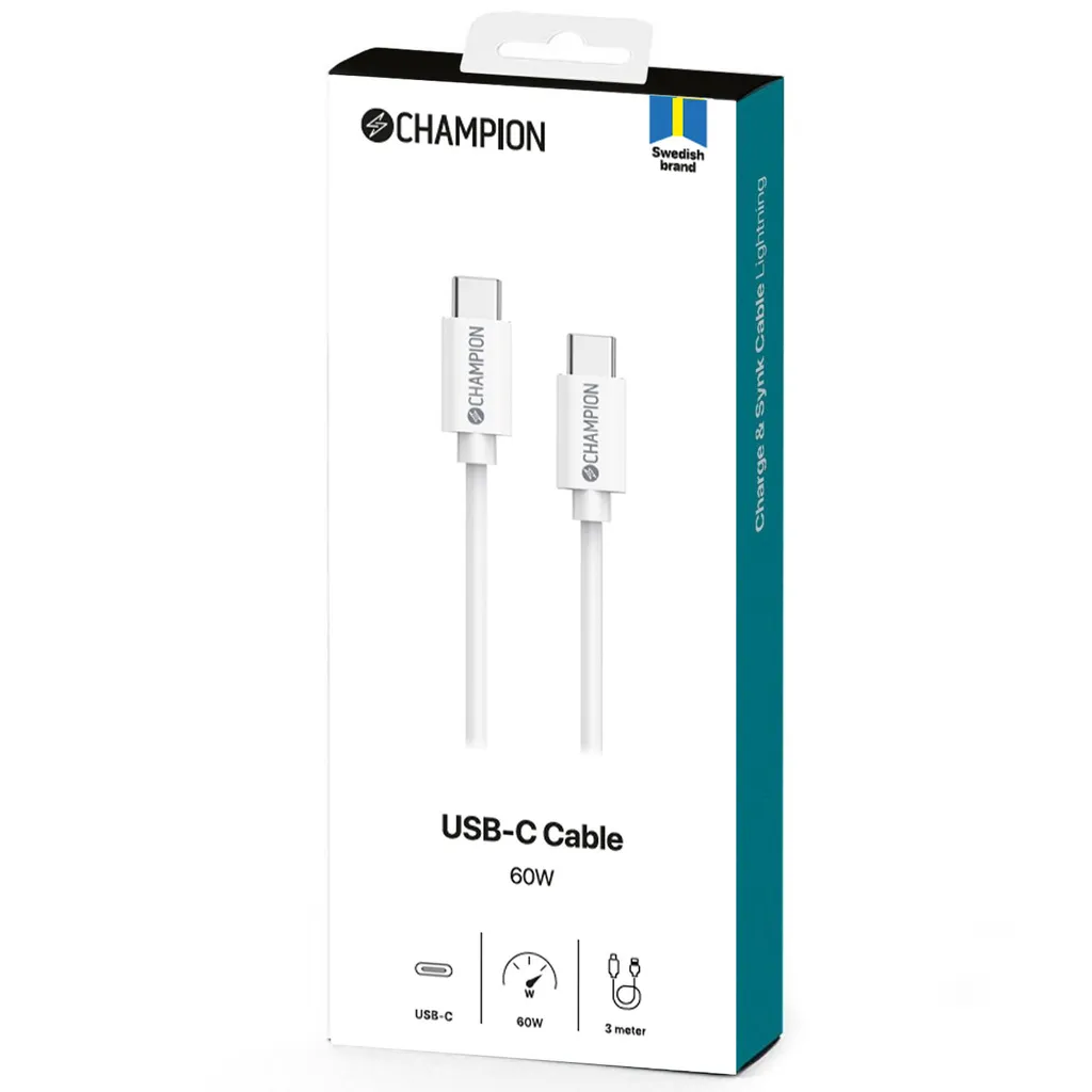 Cavo USB-C a Lightning 1 m Nero Vention – Ricarica Rapida 3A per Apple