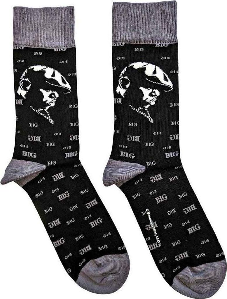 Notorious B.I.G. Side Portrait Black 40-45 Socken