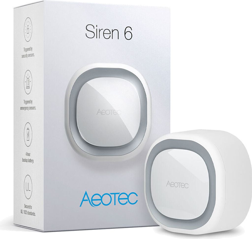 Z-Wave Siréna 6 Bezdrátová siréna vnitřní/venkovní Bílá Obrázek produktu 