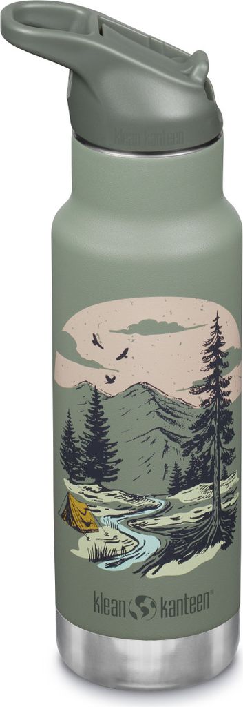 Kid Kanteen Classic Narrow Vakuumisoliert (Flip Sport Cap) 355 ml mehrfarbig Berge - Farbe Mountain Scape