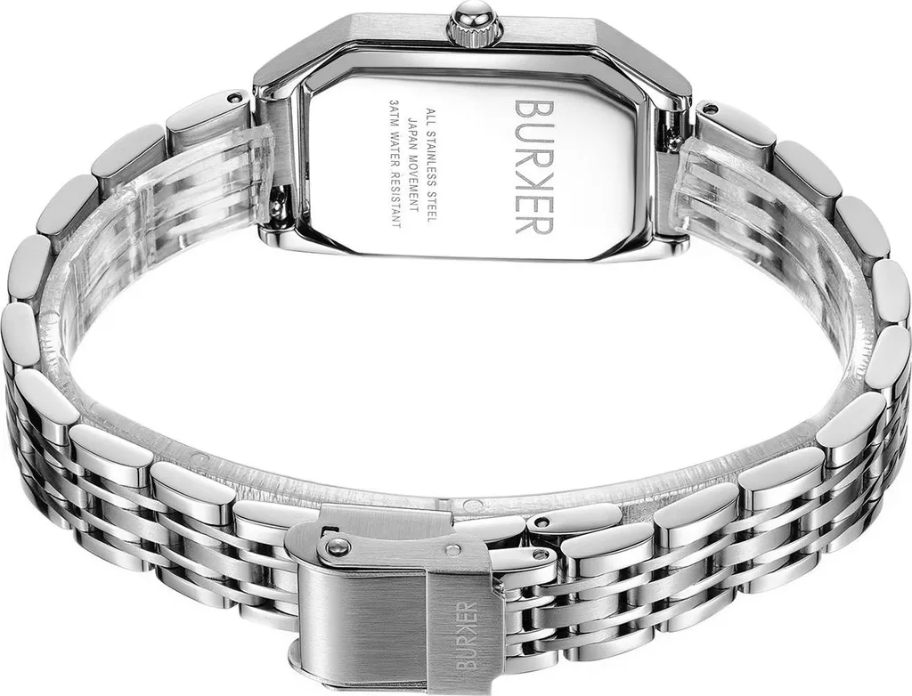 Burker Ruby Jr. Silver - Orologio Professionale Donna 33mm Piatto - 5