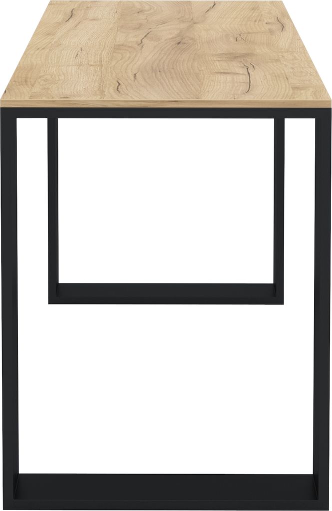 AKKE Gold Craft LOFT Tisch mit schwarze beine LxBxH: Produktbild 
