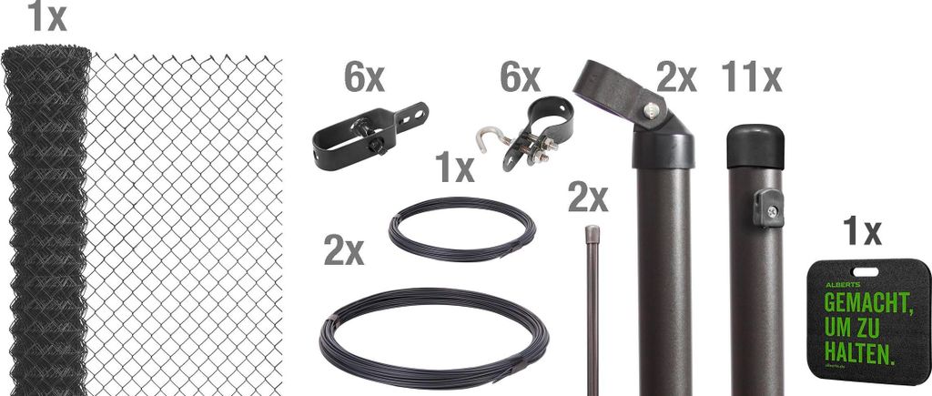 Plotové pletivo Alberts, výška 125 cm, délka 25 m, Obrázek produktu 