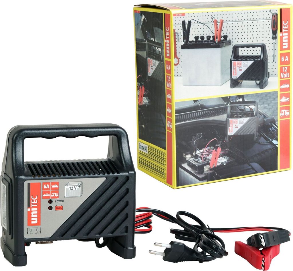 Chargeur de batterie 6A 12V Image du produit 