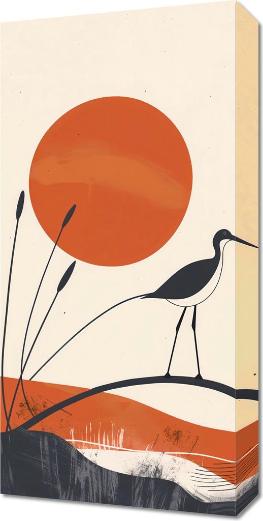 Bild 30x60cm Wärme der Sonnenuntergänge