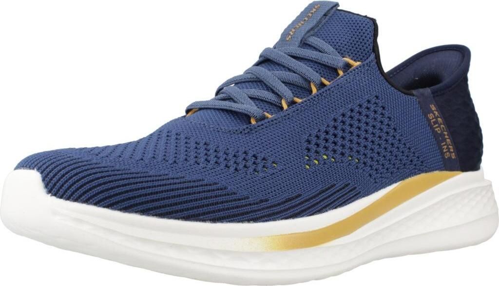 Skechers Slade-Quinto Herrenschuhe Slipper Blau Freizeit, Produktbild 