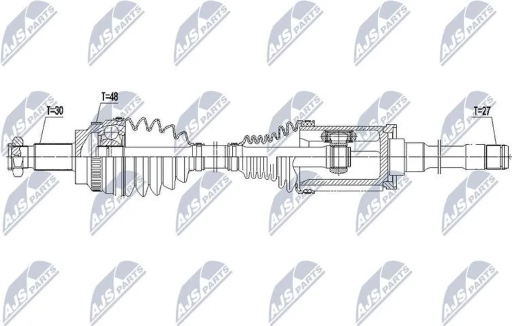 Cardan de transmission pour BMW E90 E91 E92 remplace OE 31607544436