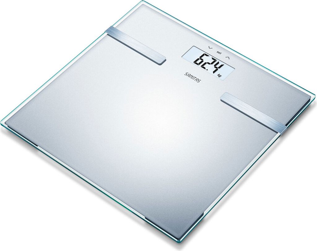 Sanitas Körper-Analysewaage SBF 14 aus Glas, bis 180 kg, Produktbild 