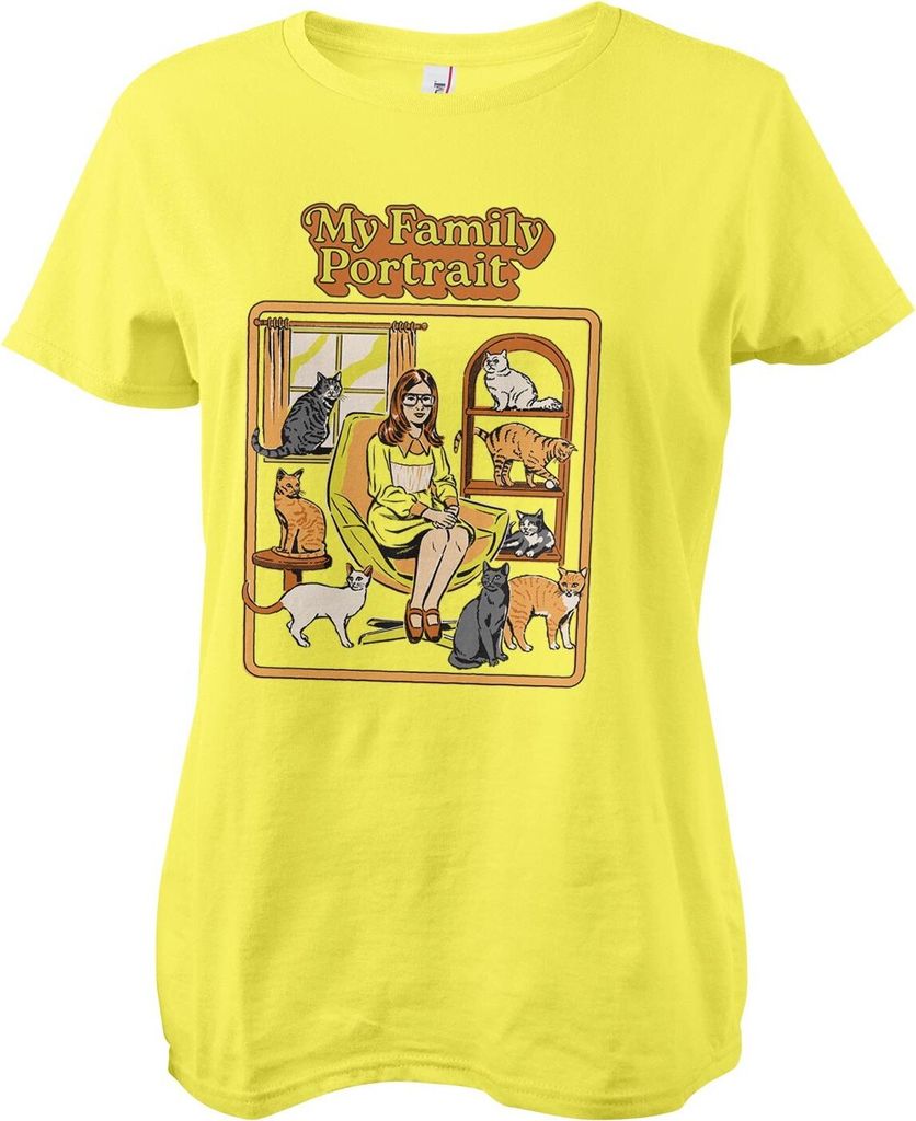 My Family Portrait Girly Tee - XX-Large - Yellow