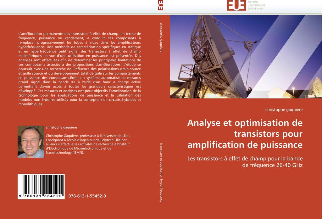 Analyse et optimisation de transistors pour amplification de puissance
