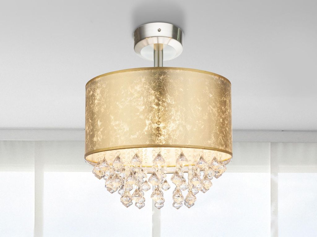 Globo Lighting Deckenleuchte Metall Nickel matt, 1x E27 Produktbild 