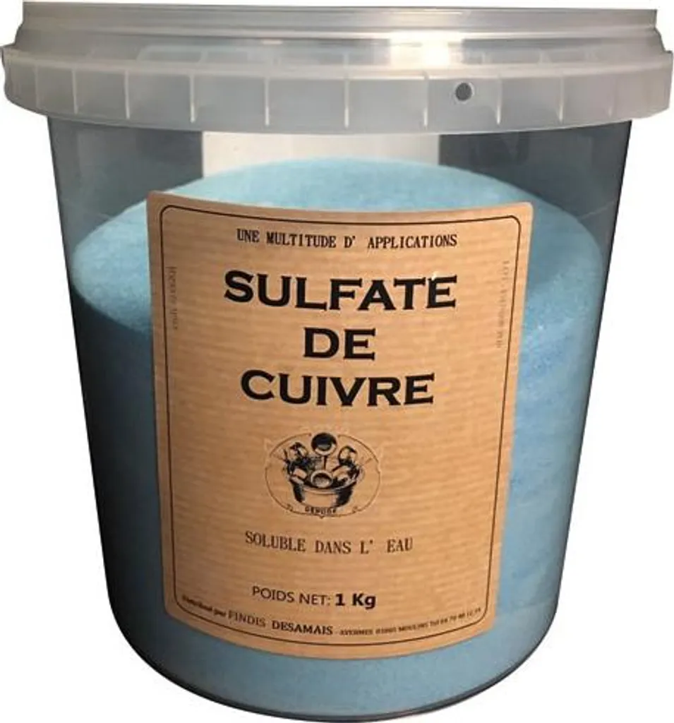 Traitement au Sulfate de Cuivre 1kg pour Potager et Protection Verger