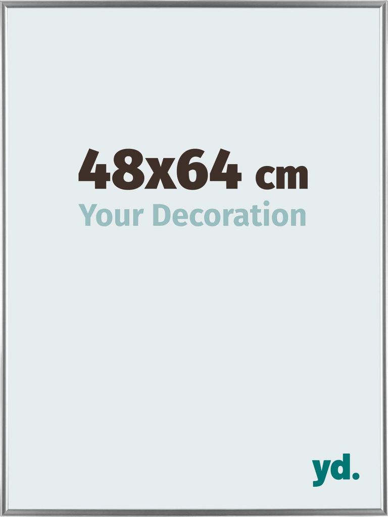 A product image with text overlay indicating size and a tagline.