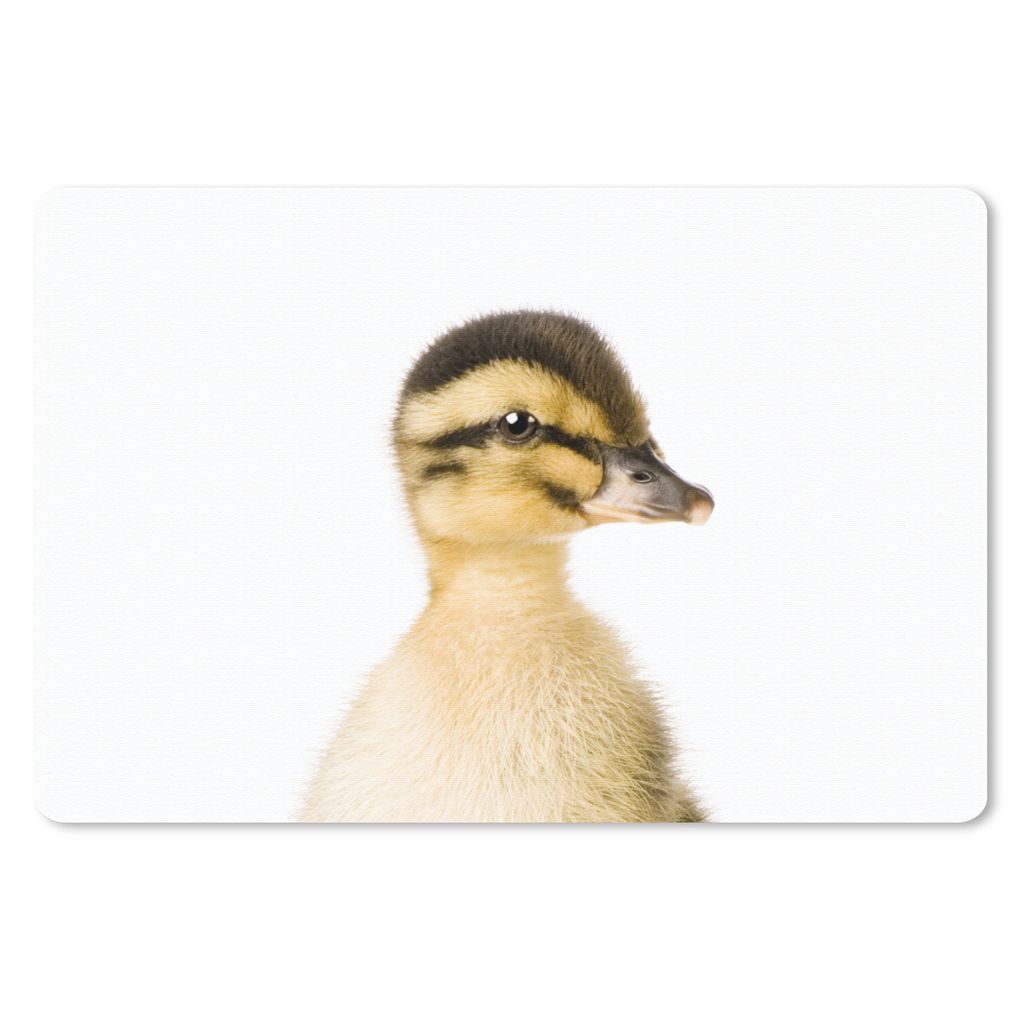 MuchoWow Mauspad Mousepad Ente - Gelb - Tiere - Natur 27x18 cm - Mousepads - Maus Mat - Pad - Mausunterlage - Büroartikel - Desk Matten