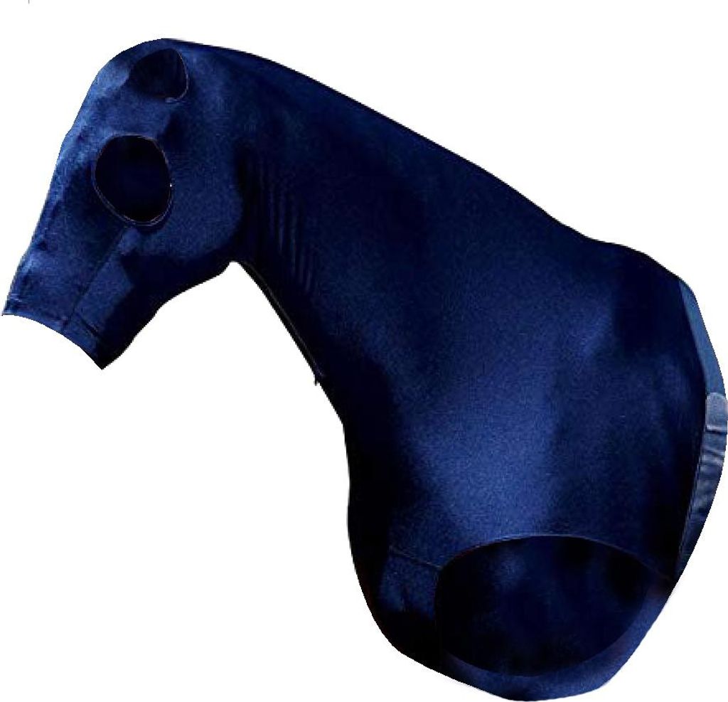 Weatherbeeta Stretch-Halsteil mit Haube und Reißverschluss WB782 (Full) (Marineblau)