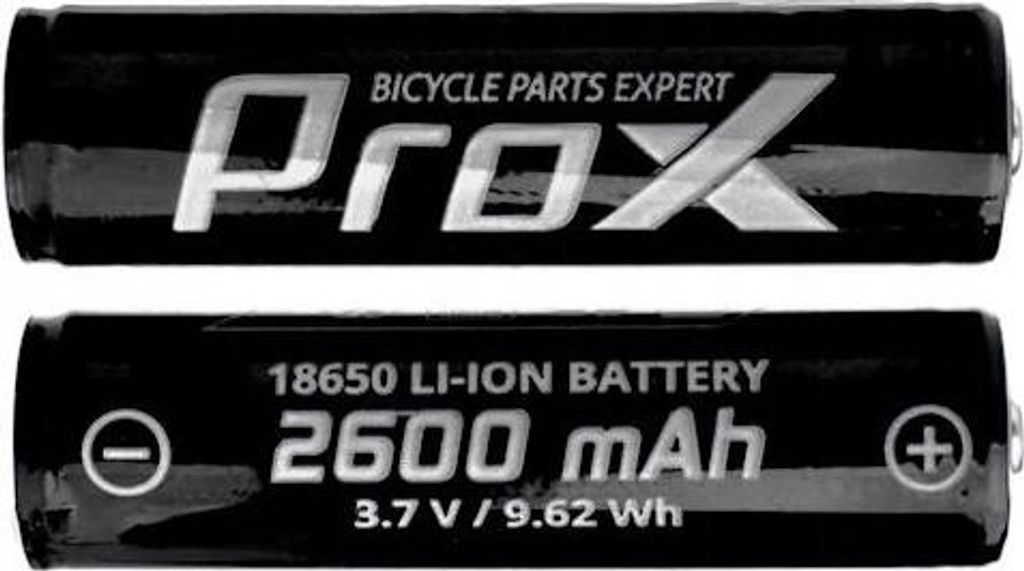 PROX Li-Ion 18650 Akku für Lampen 2600mAh