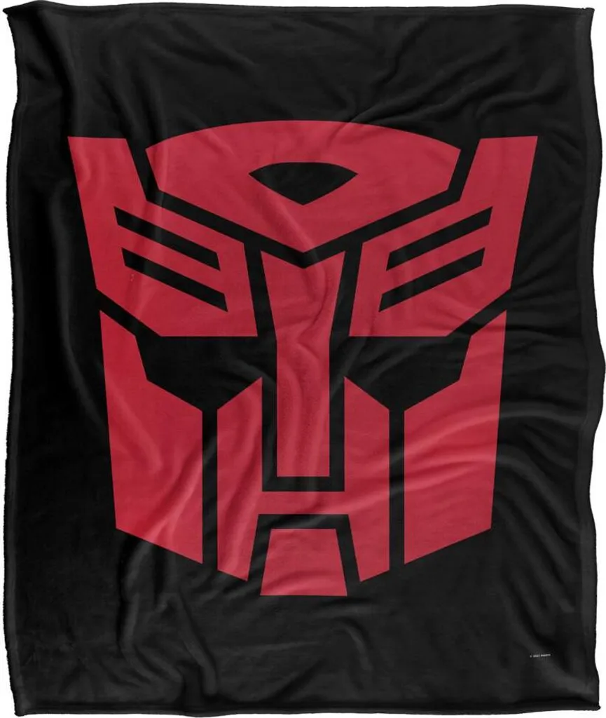 Couverture Transformers Logo Autobots Multicolore en Taille Unique Soft