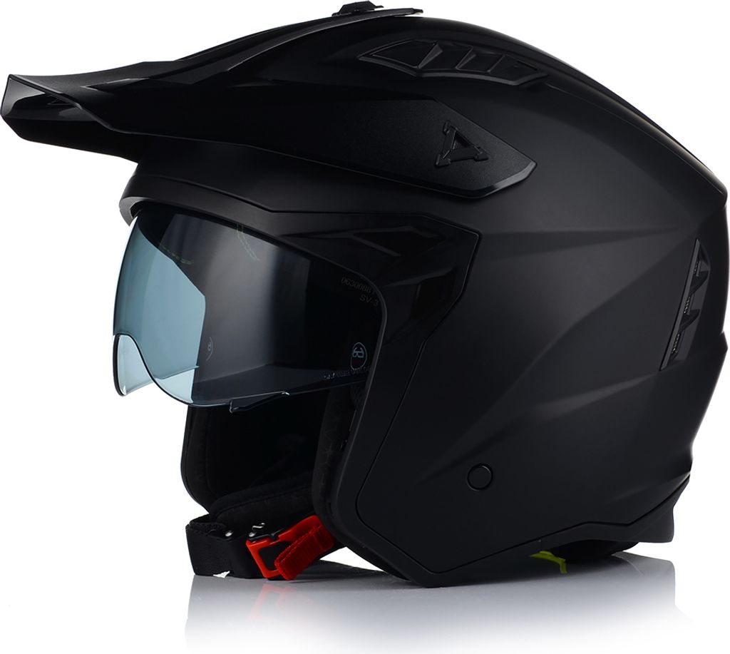 Casque Moto Jet Enfants Homologué ECE - Scooter Garçons Filles - Visière Anti-Rayures - Taille 54-61 Cm