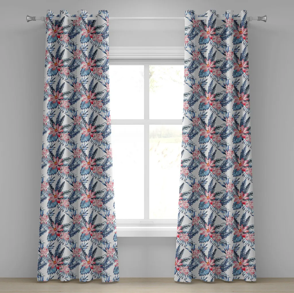 Rideau occultant décoratif tropical pour protéger l'intimité 280x175