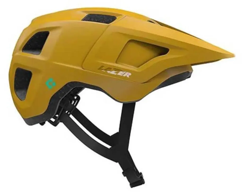 Casque VTT Jaune Lazer Lupo KinetiCore - Confort et Sécurité Trail
