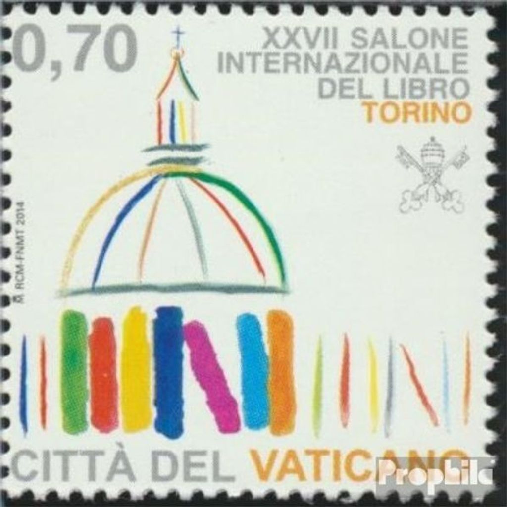 Briefmarken Vatikanstadt 2014 Mi 1805 (kompl.Ausg.) postfrisch Turiner Buchmesse