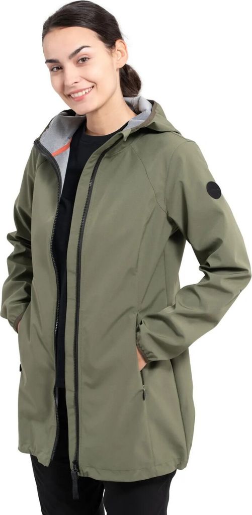 Icepeak Albany Softshelljacke Damen mit Kapuze, Farbe:Grün, Größe:40