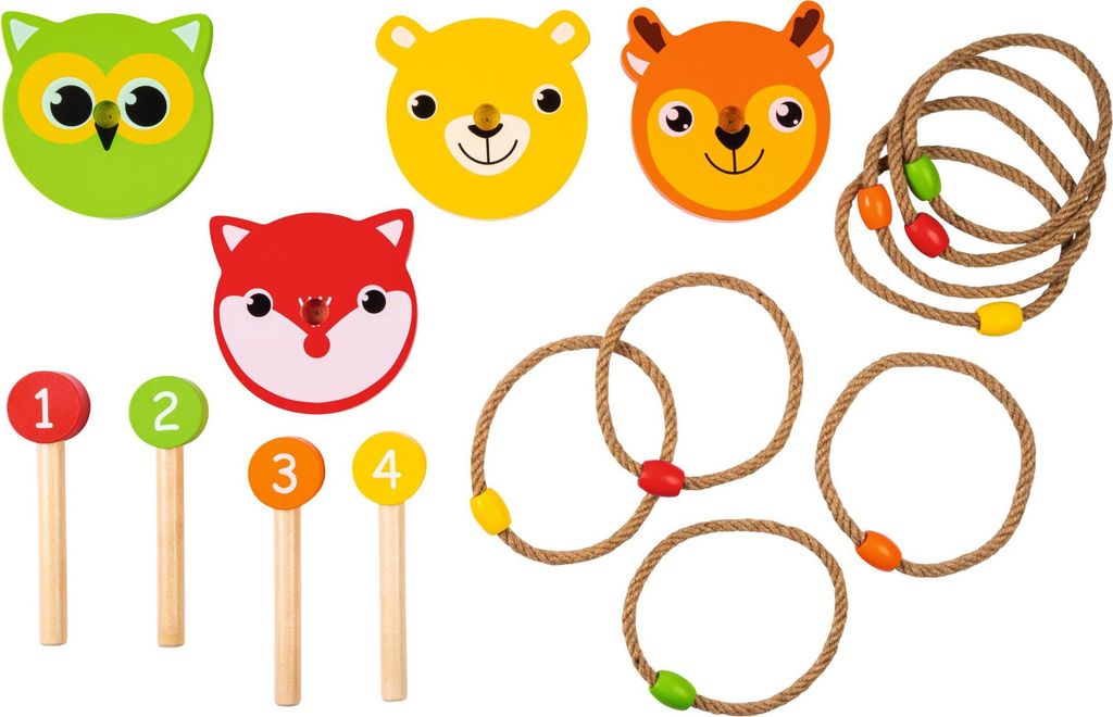 Playtive Kinder Gartenspielgerät Wurfspiel Echtholz Produktbild 
