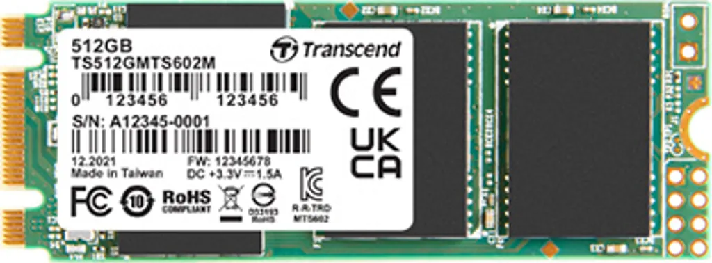 Transcend MTS602M - 64 GB - M.2 - 530 MB/s - 6 Gbit/s