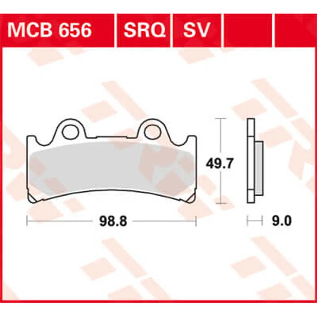 Plaquettes TRW MCB 656 : Finis les Bruits de Freinage sur votre Moto