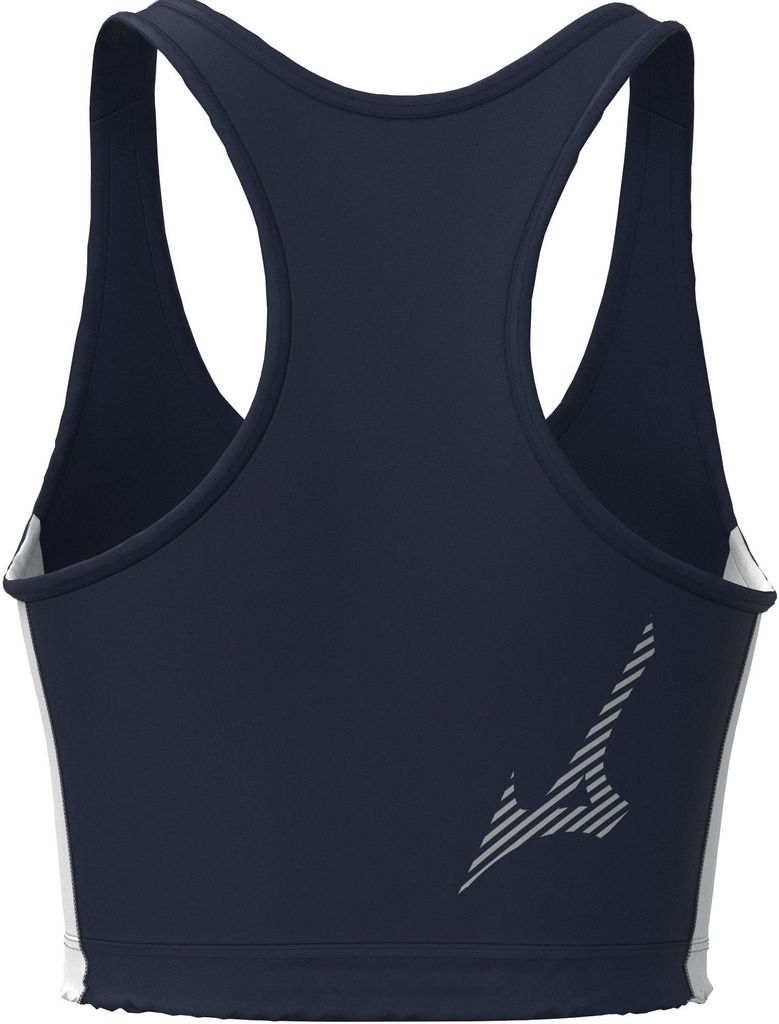 Mizuno Damen Team RB Bra Top WOS Running Sport-BH - U2EAB750 , Farbe:navy, Textil:L