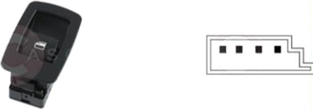 CASCO CWR75010AS Fensterheberschalter für BMW X3 (E83) Fensterheber Schalter