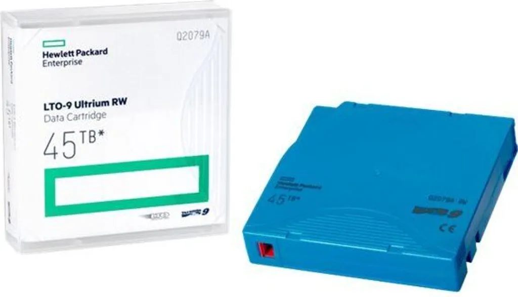 HPE LTO-9 Ultrium 18TB 45TB WORM Bande Magnétique sans Étiquette