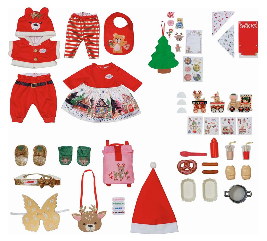 BABY born Advent Calendar 43cm, Sada oblečení pro panenky, Obrázek produktu 