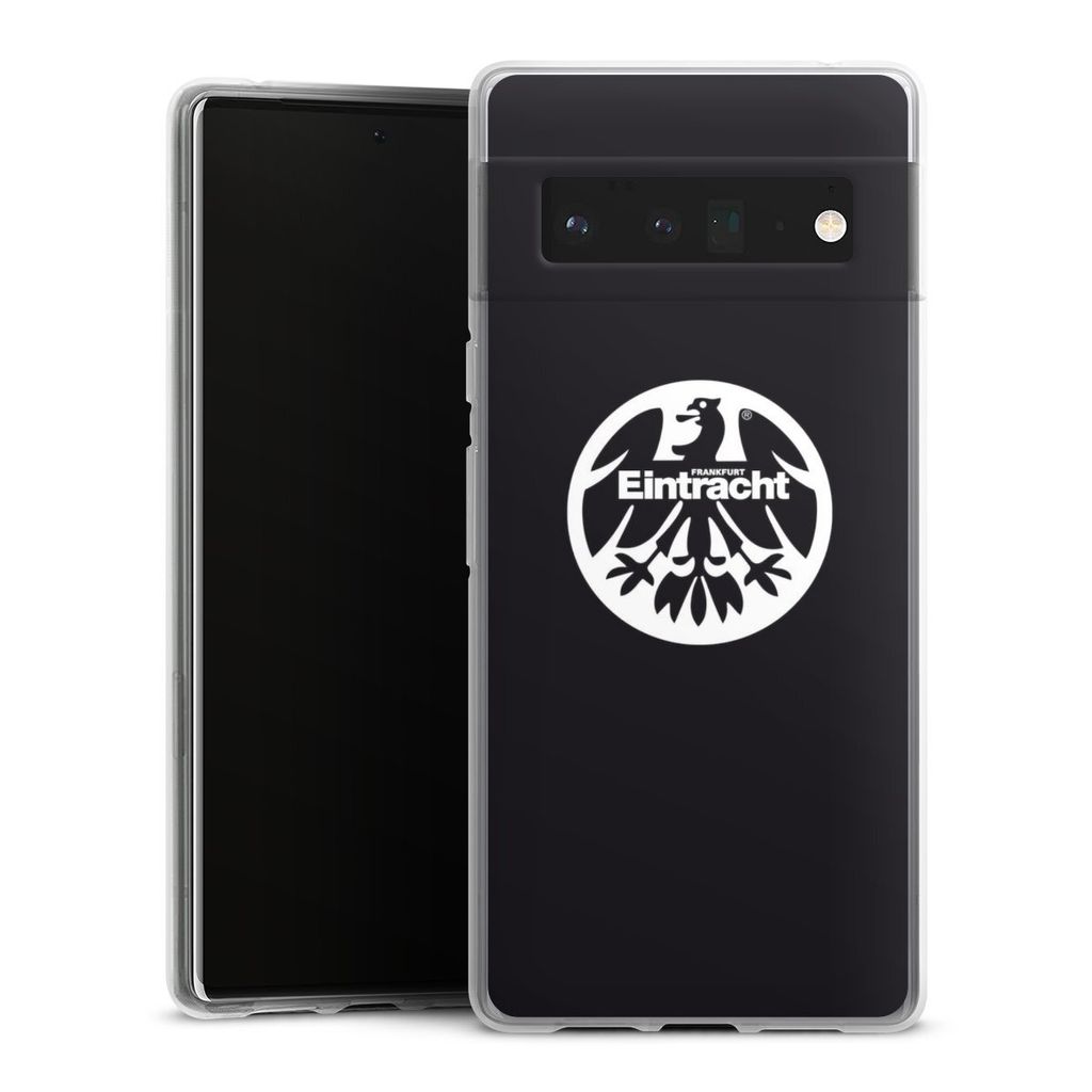 DeinDesign Handyhülle für Google Pixel 6 Pro Silikon Hülle Case Smartphone Schutzhülle Adler Eintracht Frankfurt Logo