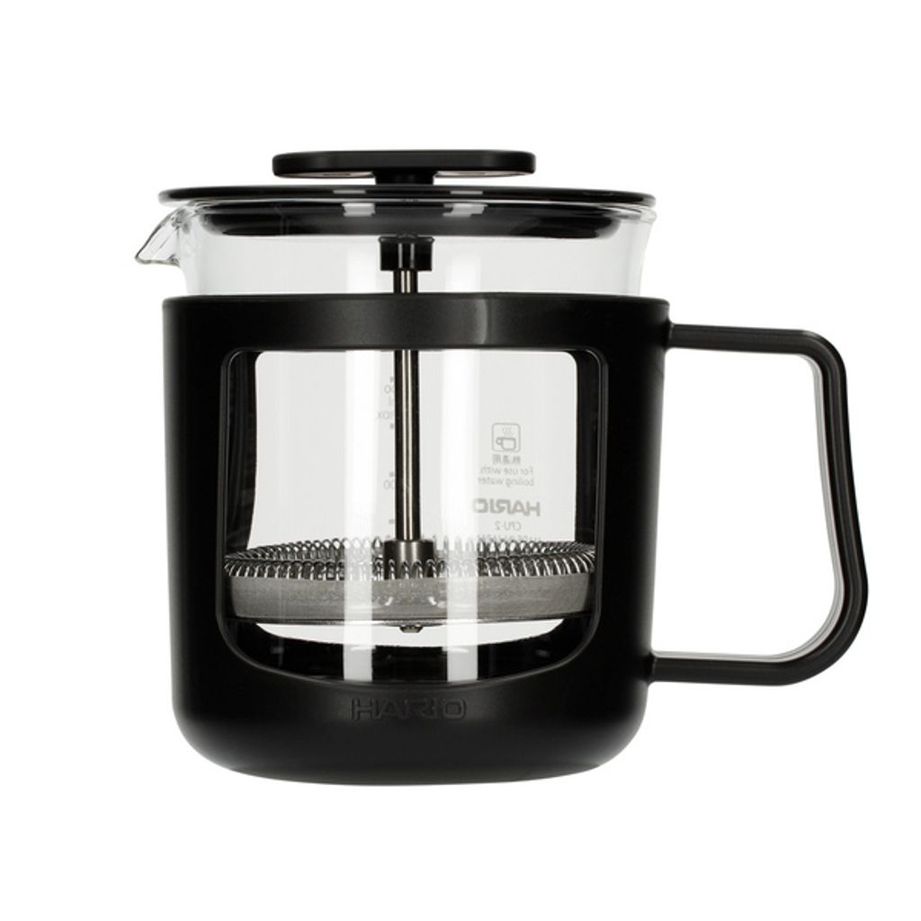 HARIO Cafe Press U 0,3l - French Press, Kaffeebereiter, Kaffeepresse, Glas