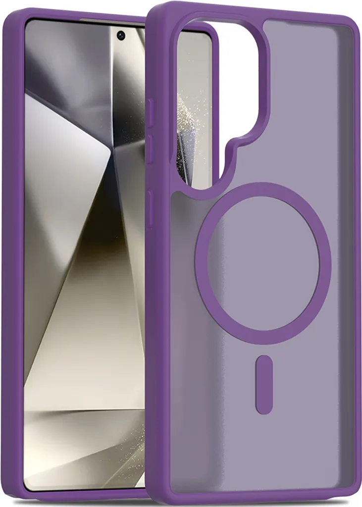 Custodia Samsung S25 Ultra Viola MagSafe - Protezione Antiurto Opaca