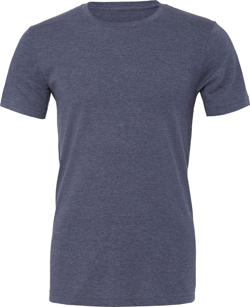 Bella + Canvas T-Shirt für Erwachsene BC4723 (XS) (Marineblau meliert)
